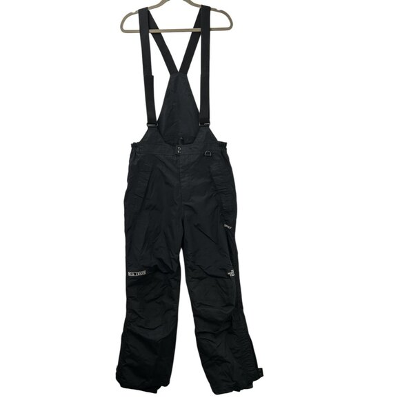 The North Face Gore-Tex Snow Bib Pants Men L Black EG Tech Waterproof Ski VTG - Picture 1 of 16